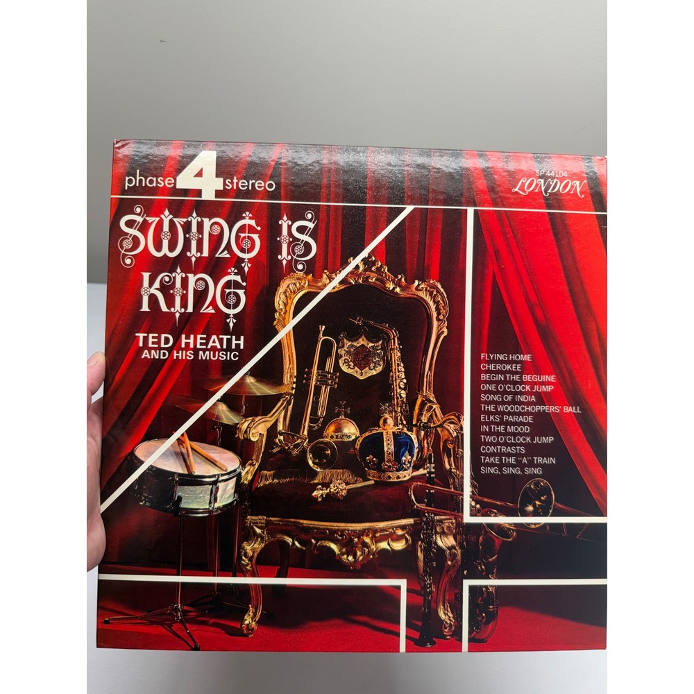 Ted Heath Swing Is King Phase 4 Stereo Vinyl LP London SP 44104 Big Band Jazz